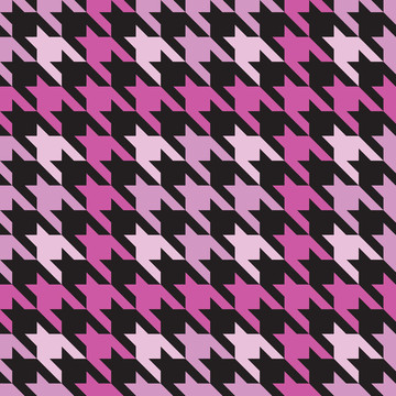 格子houndstooth_pink
