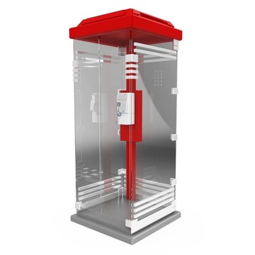 3D紅玻璃手機(jī)展臺(tái)