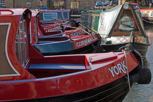 紅narrowboat弓