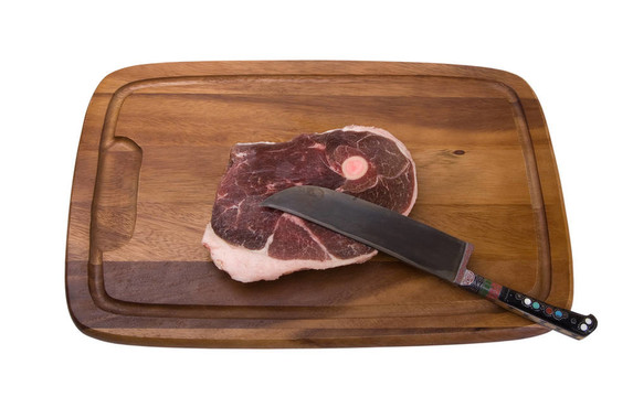 木板上的生肉