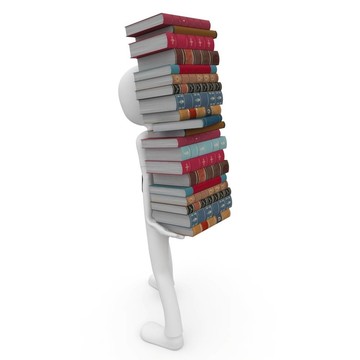 3D人與書籍
