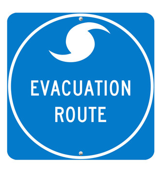 颶風疏散路線標志