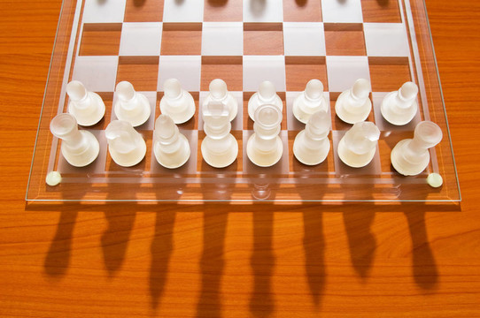 棋盤上的棋子