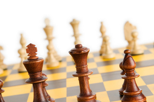 棋盤上的棋子