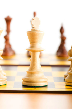 棋盤上的棋子