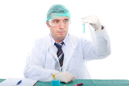科學家檢驗管