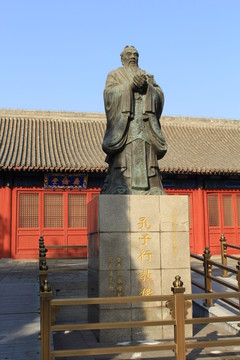 國子監(jiān) 孔子行教像 雕像