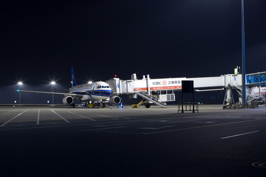 機場夜景 沈陽機場