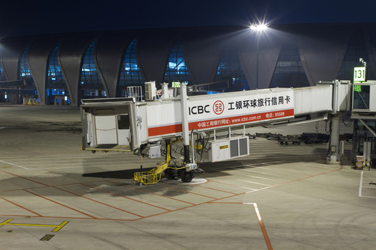 機場夜景 沈陽機場