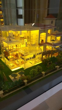 地產(chǎn)建筑模型攝影圖片