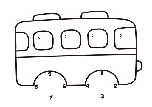 連數(shù)字 公交車