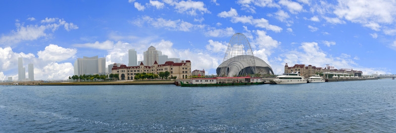天津碼頭全景圖