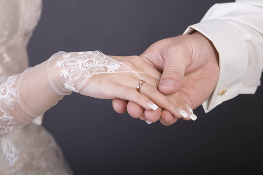 手；結(jié)婚戒指