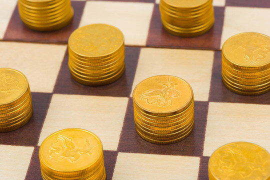 棋盤上的錢