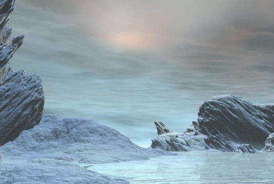 冬天的雪景- 1