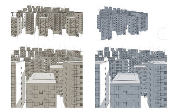 不同風(fēng)格的大住宅