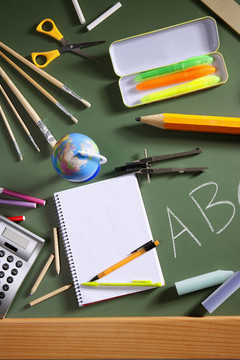 ABC學校黑板黑板回到學校