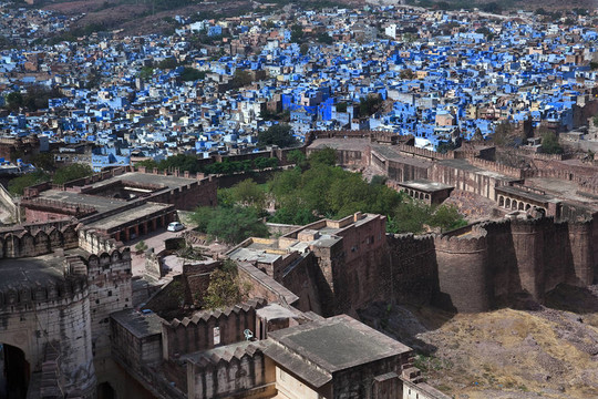 梅和拉加堡在jodhpur