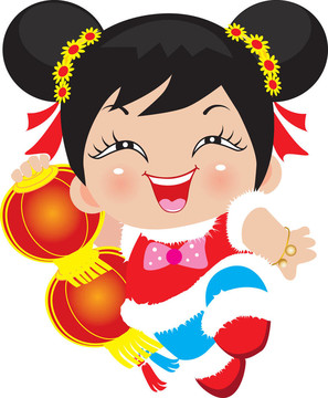 新的一年greetings_girl