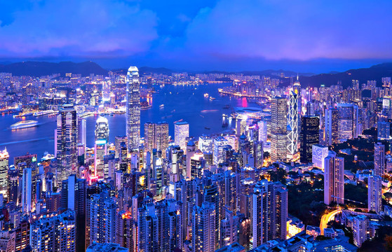 香港的夜晚