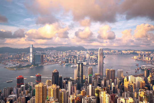 香港地標(biāo)從峰