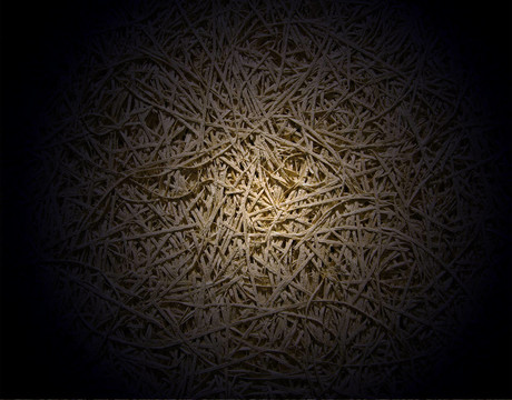 摘要照明在混沌系的背景；紋理特寫