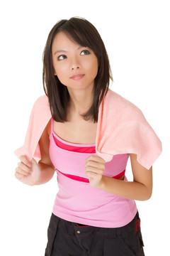 魅力年輕女孩