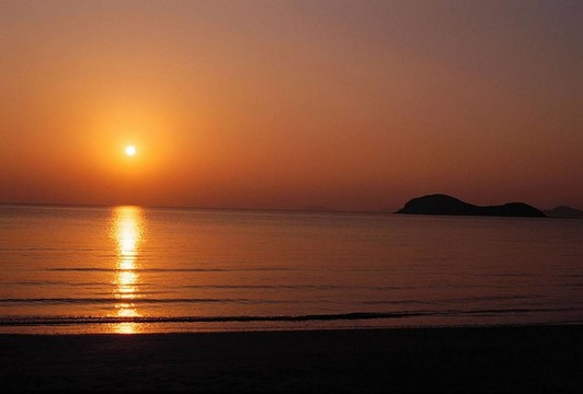 漂亮的海