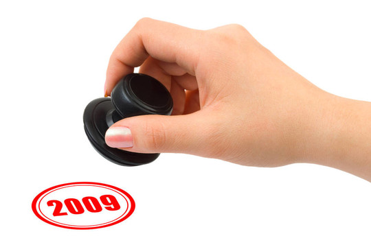 手用郵票2009