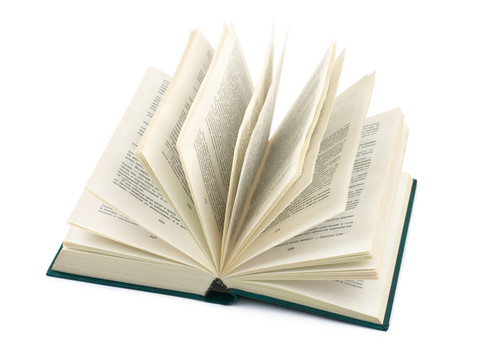 打開的書