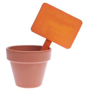 Clay Pot與Blank Orange Sign