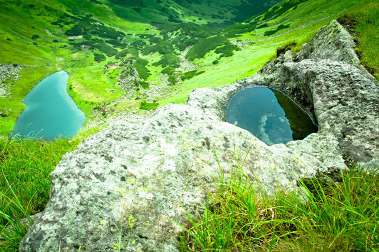 高山湖泊