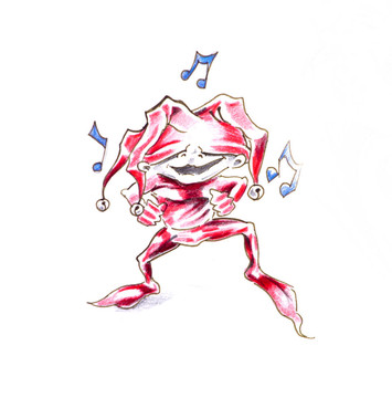 紋身藝術(shù)小品；小丑；小丑