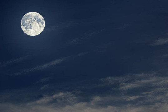 天空中的Moon