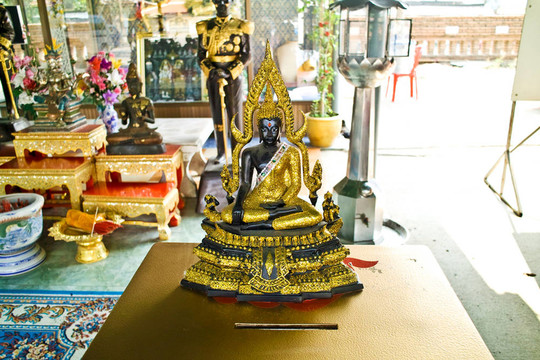 Wat Na Phramane與著名寺院佛像ajutthaya