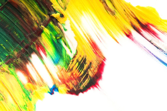 白色紙上的油漆
