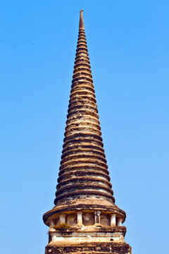 在寺Wat Phra Si sanphet寺石塔