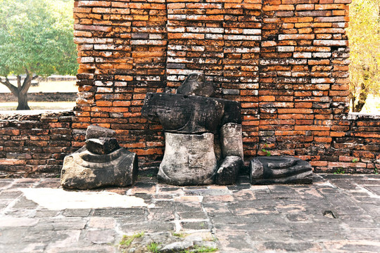 著名的寺Wat Phra Si sanphet