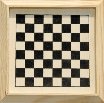 誣陷跳棋或象棋棋盤。