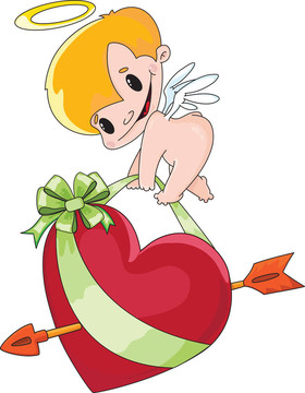 Cupid和心