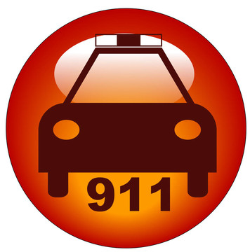 紅色警察網(wǎng)頁(yè)按鈕或圖標(biāo)調(diào)用911