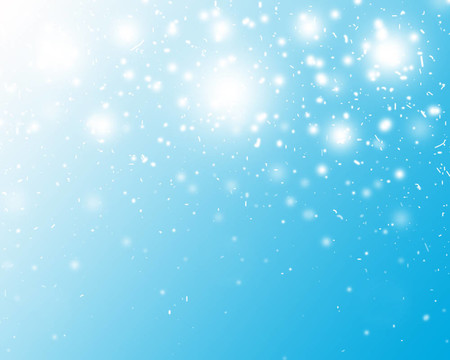 具有雪光的藍(lán)色抽象組合物