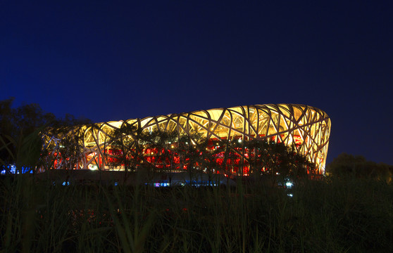 鳥巢夜景 國(guó)家體育場(chǎng)
