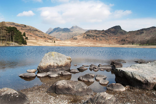 高山湖泊景觀