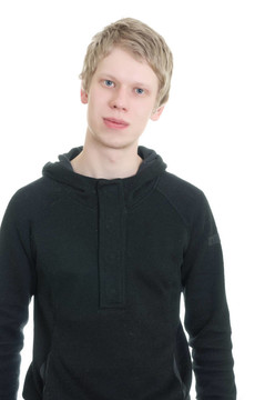 年輕的金發(fā)白人男子