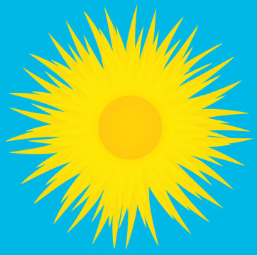 太陽。