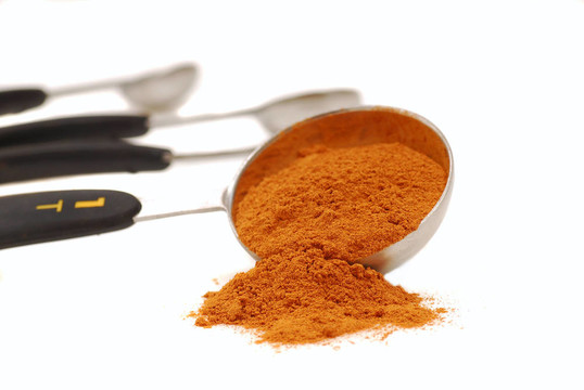 測(cè)量勺中的肉桂