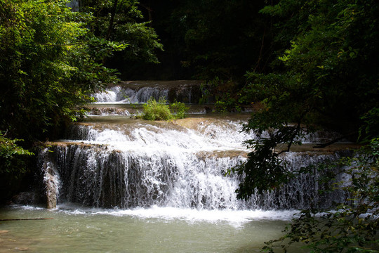 Erawan Waterfall；Kanchanaburi；泰國