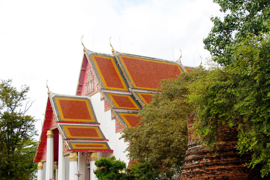 國王宮殿笏mongkolpraphitara Ayutthaya；泰國