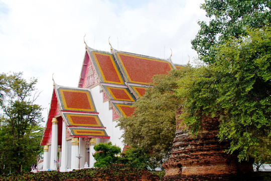 國王宮殿笏mongkolpraphitara Ayutthaya；泰國